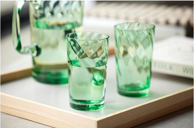 Image du produit Lyngby 40 cl - Verre - Grøn (4.50 dl, 4 x, Verres à long drink)