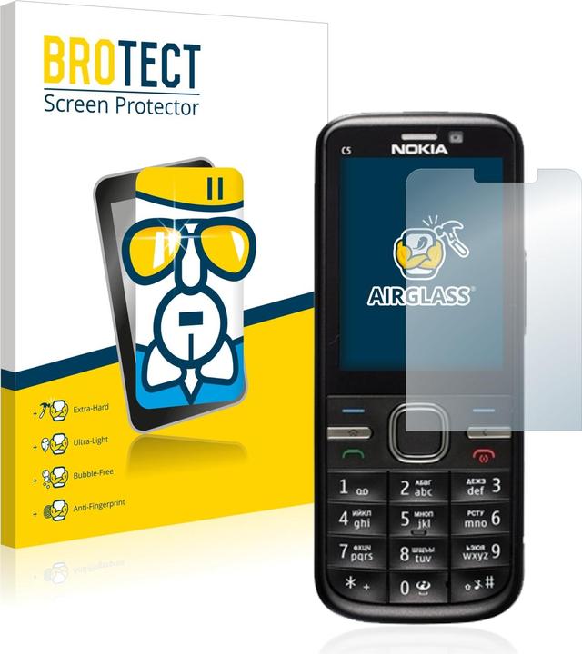 Actual product image BROTECT AirGlass Premium (1 Piece, Nokia C5 Endi)