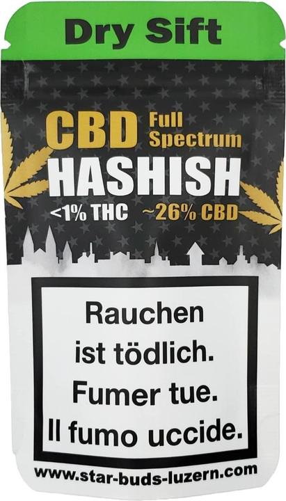 Image du produit Starbuds Luzern STAR-BUDS Dry Sift Hash Libanese rouge, 1.5g (1.50 g, Intérieur)