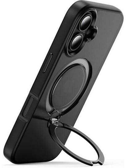 Produktbild Valenta Back Cover Magsafe Frost Iphone 16 Schwarz, Grundfarbe (Apple iPhone 16)