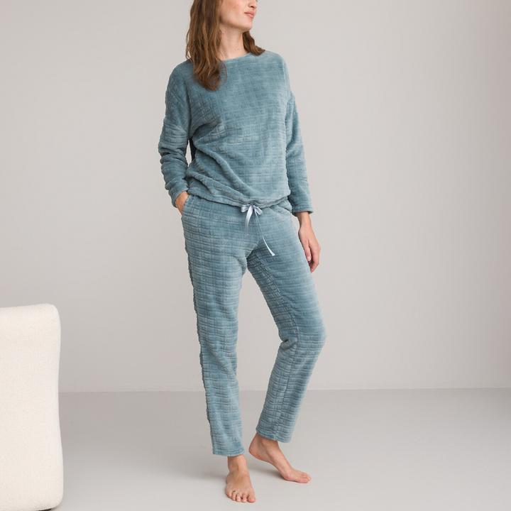 Image du produit La Redoute Collections Pyjama en polaire à manches longues (34)