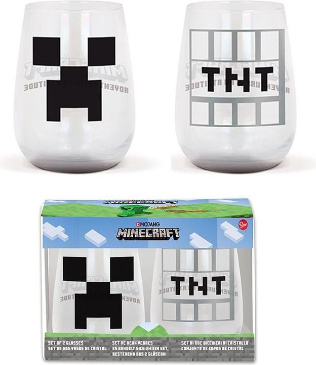 Image du produit Stor Minecraft - Creeper Set de 2 Verres (0.51 l, 2 x)