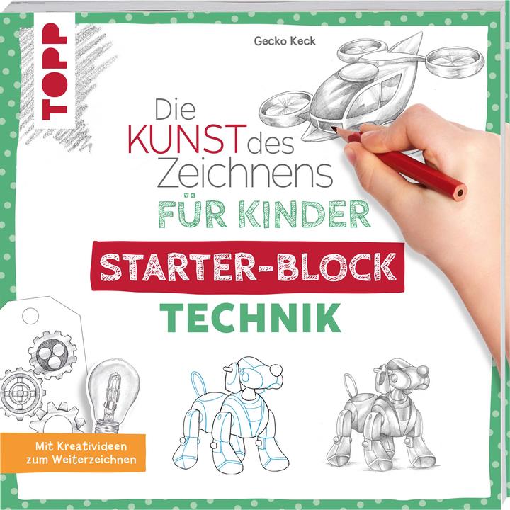 Produktbild Die Kunst des Zeichnens für Kinder Starter-Block - Technik (Deutsch, Gecko Keck, 2022)