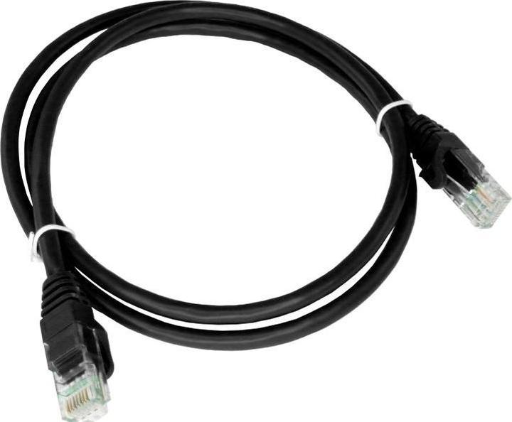 Produktbild Alantec KKU6CZA2 PatchKabel UUTP Kat6 PVC 20m schwarz (U/UTP, CAT6, 2 m)
