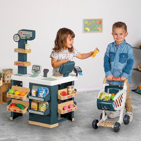 Actual product image Smoby Supermarket with shopping trolley 350239