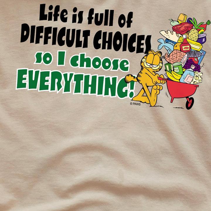 Produktbild Garfield Difficult Choices TShirt (L)