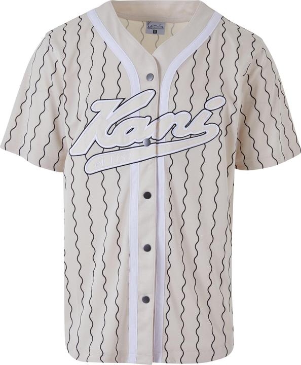 Image du produit Karl Kani KM233-014-1 KK Varsity Ziczac Pinstripe Baseball Shirt (XL)