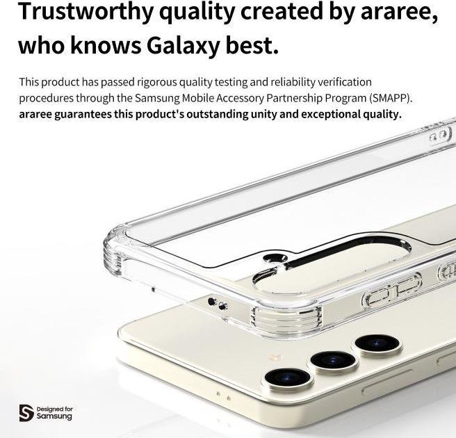 Actual product image Araree Flexield Made in Korea Series (Samsung Galaxy S24 Ultra)
