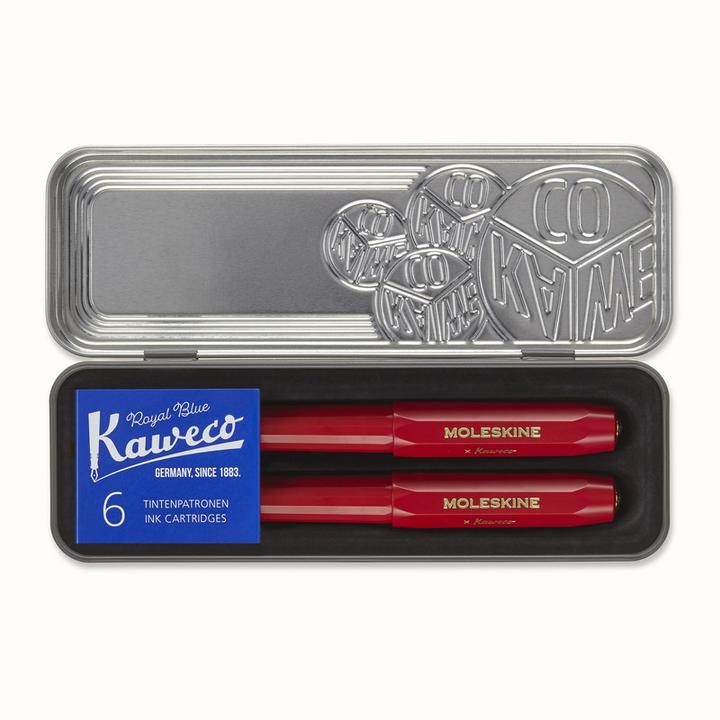 Immagine prodotto Moleskine Set di penne MSK X KAWECO M rosso (Rosso)