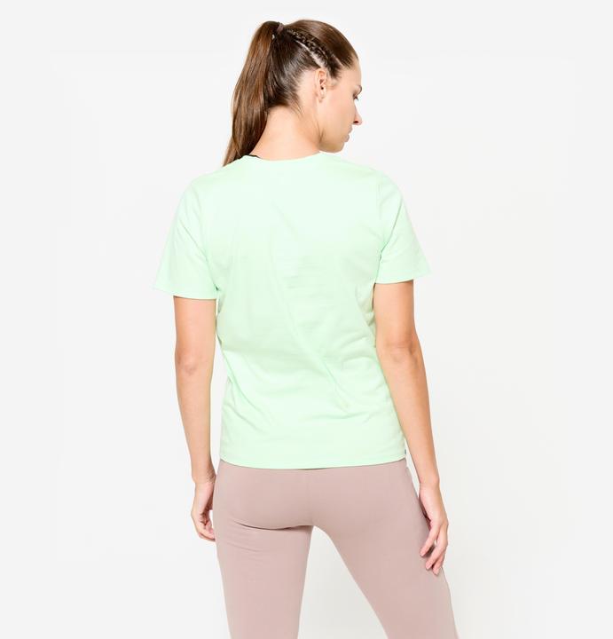 Immagine prodotto Domyos Women's V-Neck Cotton Fitness T-Shirt - Sorbet Green (3XL)