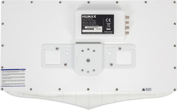 Actual product image Humax H40D4 (Flat antenna, 33 dB, DVB-S / -S2)