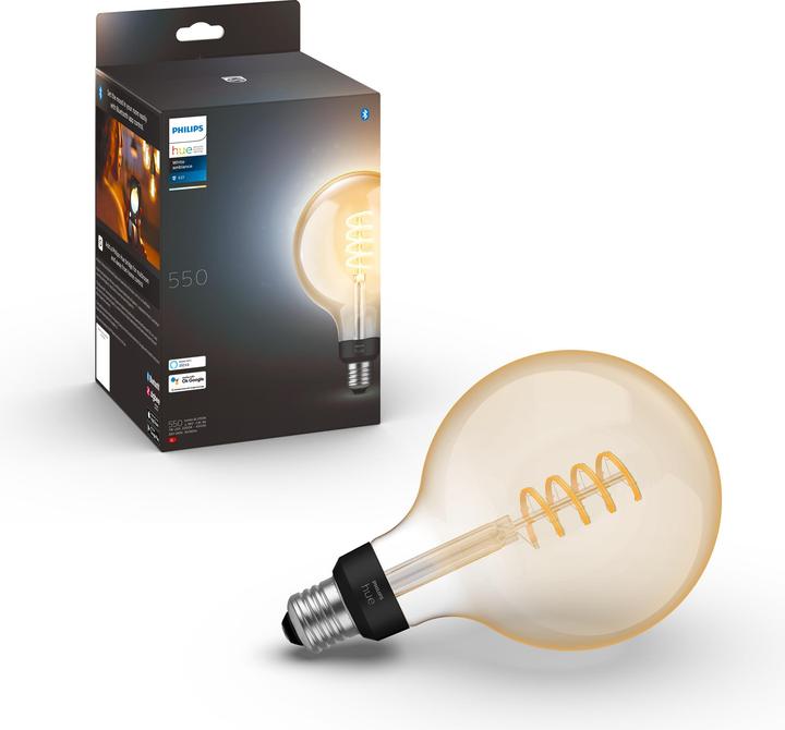 Image du produit Philips Hue Philips E27 Pack individuel Giant Globe (E27, 7 W, 550 lm, 1 x, G)