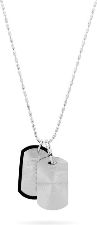 Produktbild Diesel Double Dogtags (Edelstahl, 60 cm)