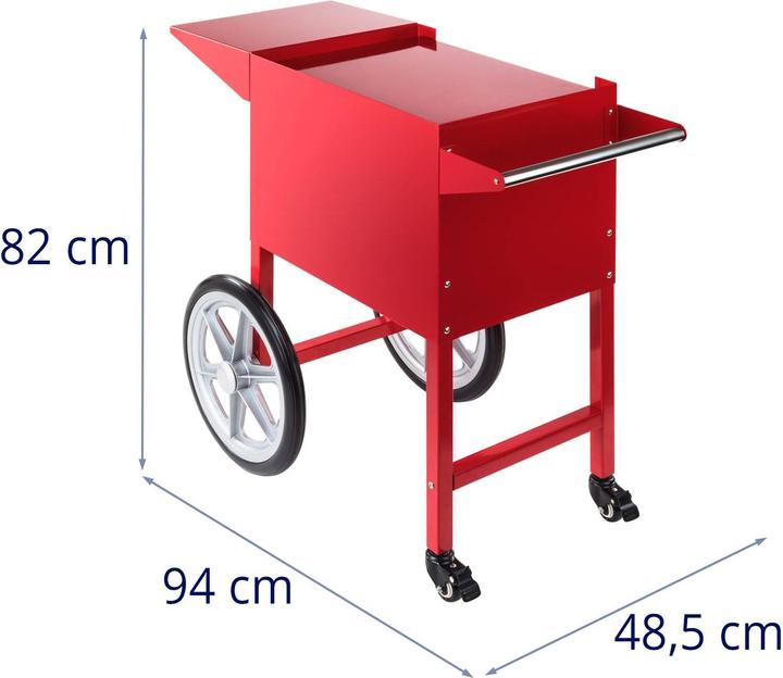 Actual product image Royal Catering Popcorn trolley 51 x 37 cm