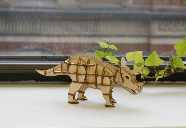 Image du produit Kikkerland Triceratops (3 pièces)
