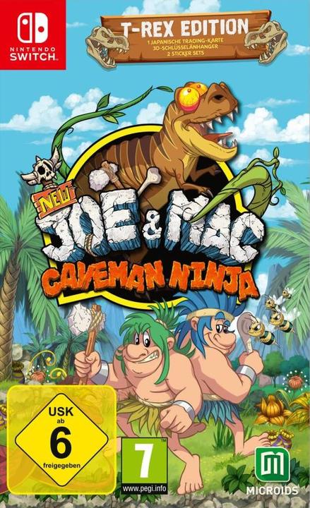 Actual product image astragon New Joe & Mac: Caveman Ninja -- T-Rex Edition (Switch, Switch Lite, Switch OLED, DE)