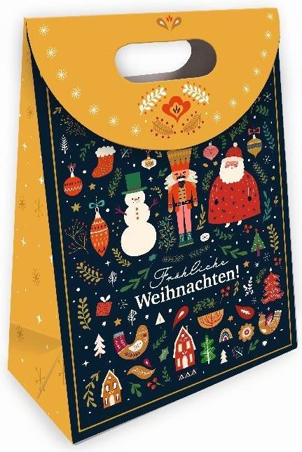 Tasche Nussknacker klein mehrfarbig (Geschenktüte, 1 x)