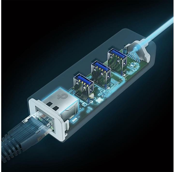 Actual product image TP-Link UE330C (USB 3.0, RJ45 Gigabit Ethernet (1x))