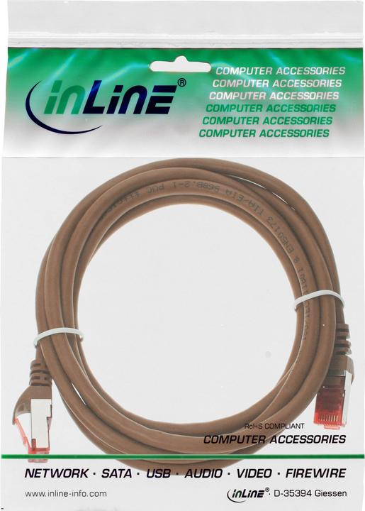 Actual product image InLine Patch cable (S/FTP, CAT6, 1 m)
