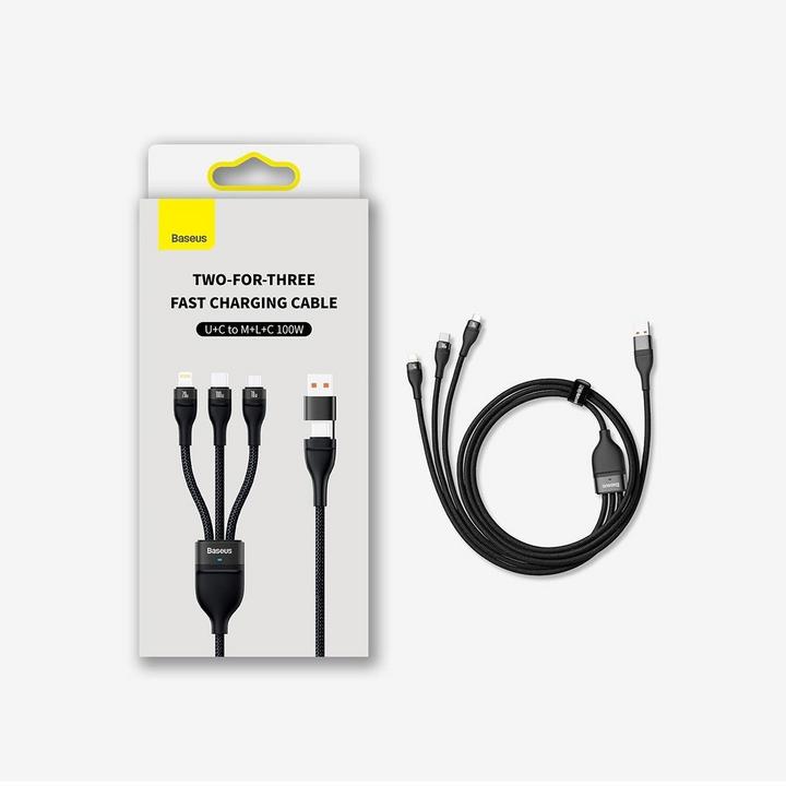 Actual product image Baseus Flash Series II USB Type C (1.20 m, USB 3.2 Gen 1)