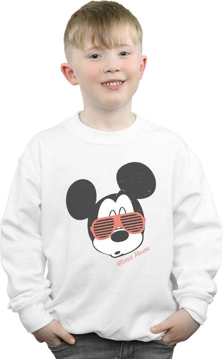 Actual product image Disney Boys Mickey Mouse Sunglasses Sweatshirt (152, 158)
