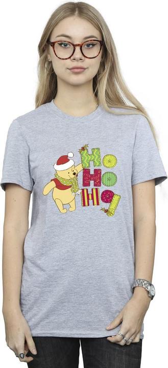 Image du produit Disney - T-shirt WINNIE THE POOH HO HO HO SCARF - Femme (XL)