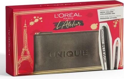 L'Oréal Paris L'Oreal Paris Atelier Pouch Set mit Mega Volume Mascara und Bleistift (Make up set)