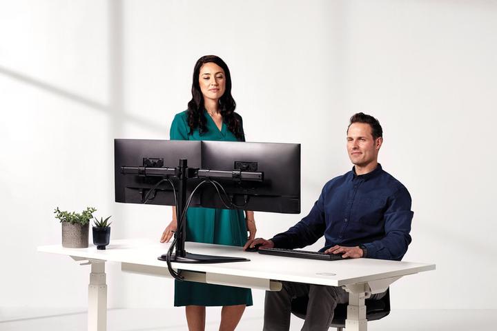 Immagine prodotto Fellowes Braccio per doppio monitor indipendente serie professionale (Tavolo, 27")