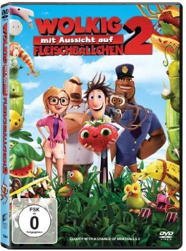 Wolkig mit Aussicht auf Fleischbällchen (DVD, 2013, Englisch, Deutsch)