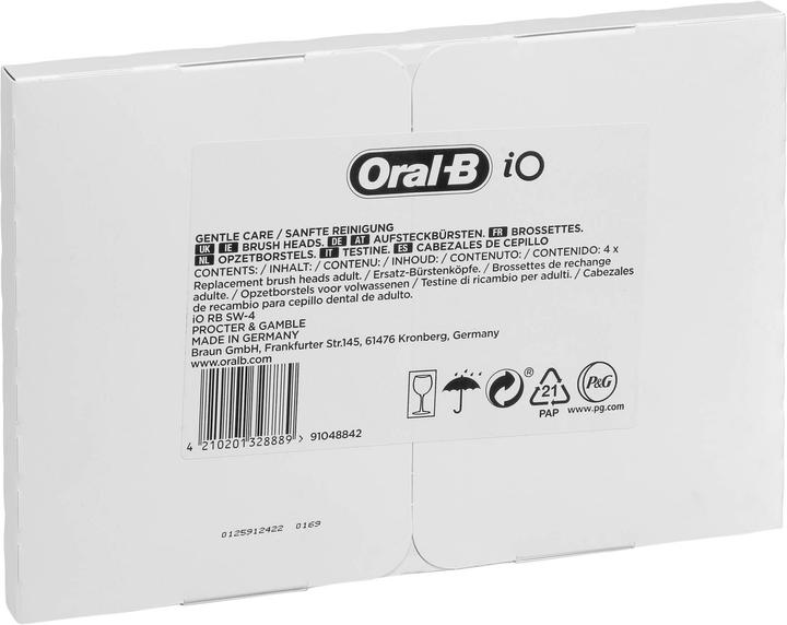 Image du produit Oral-B iO brosses Gentle Cleaning FFU 4 pcs. (4 x)