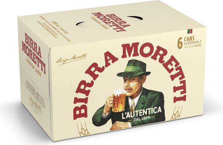 Birra Moretti L'Autentica (6 x 33 cl)