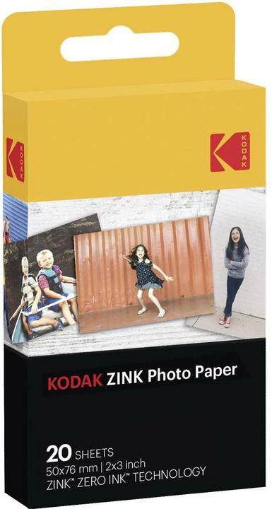 Image du produit Kodak Film instantané 2x3 - 20 pack (Mint, M230, Printomatic, craquement, Mini 2, Touche d'encliquetage)