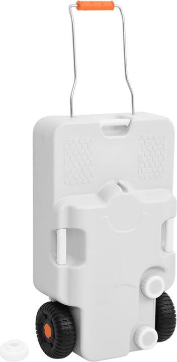 Immagine prodotto VidaXL Serbatoio d'acqua da campeggio con ruote 30 L Grigio