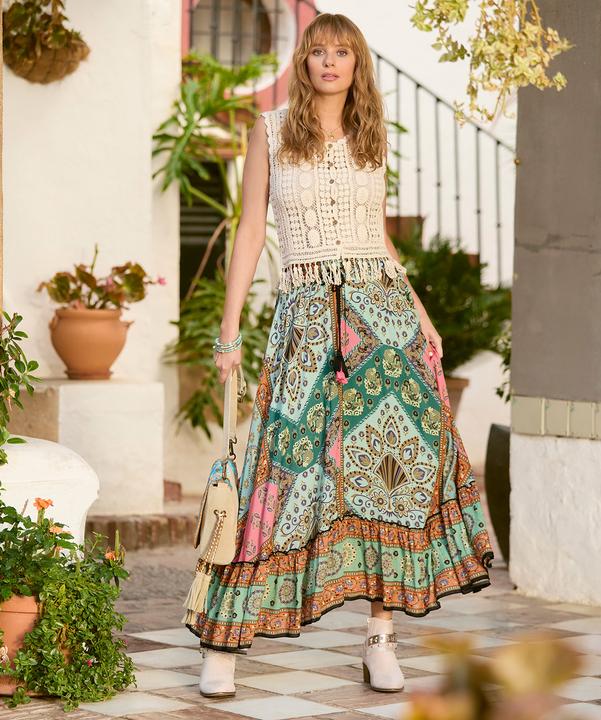 Image du produit Joe Browns Patchwork Midi Skirt (36)