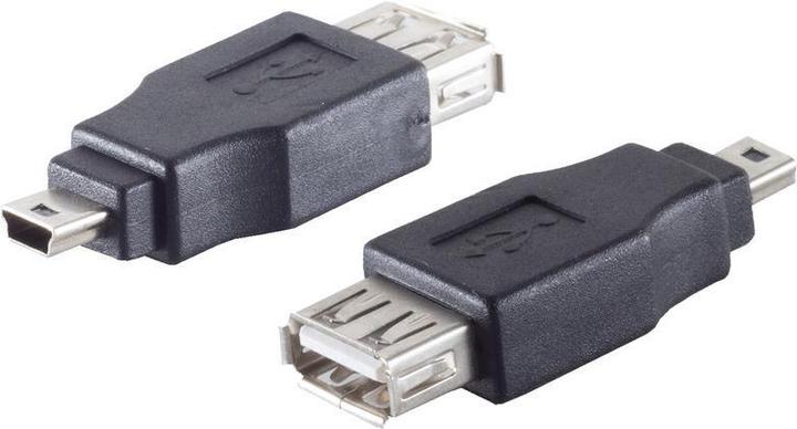 Image du produit Shiverpeaks ®-BASIC-S--Adaptateur USB type A femelle vers mini USB B 5p mâle (Mini USB, USB-A)