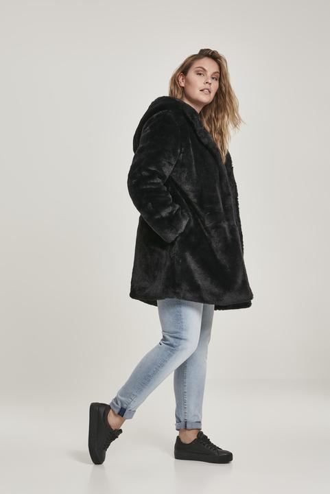 Actual product image Urban Classics Ladies Hooded Teddy Coat (4XL)