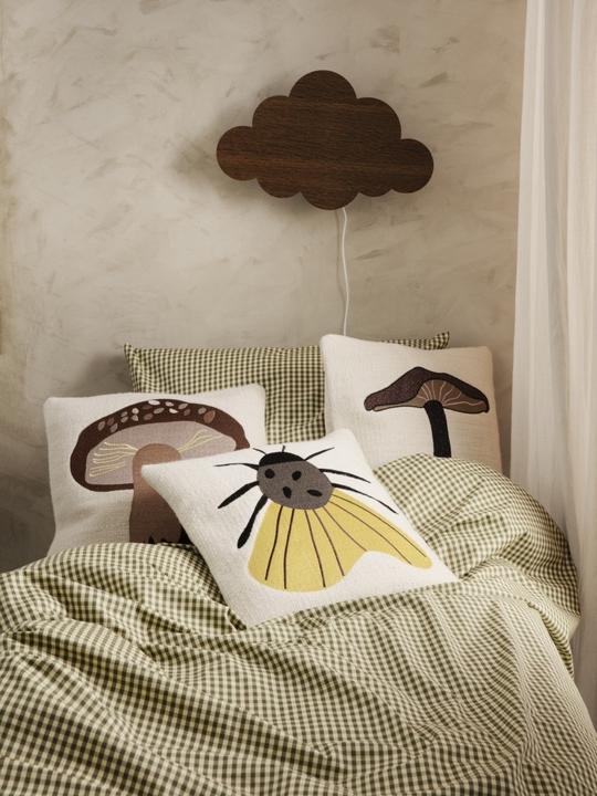 Produktbild Ferm Living Bettwäsche-Set, 100x140 und 40x45 cm, Zitrone/Olive