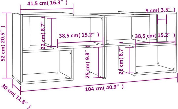 Produktbild VidaXL Loïc (104 x 30 x 52 cm)