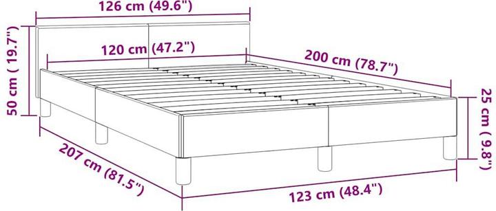 Actual product image VidaXL Tiffi (120 x 200 cm)