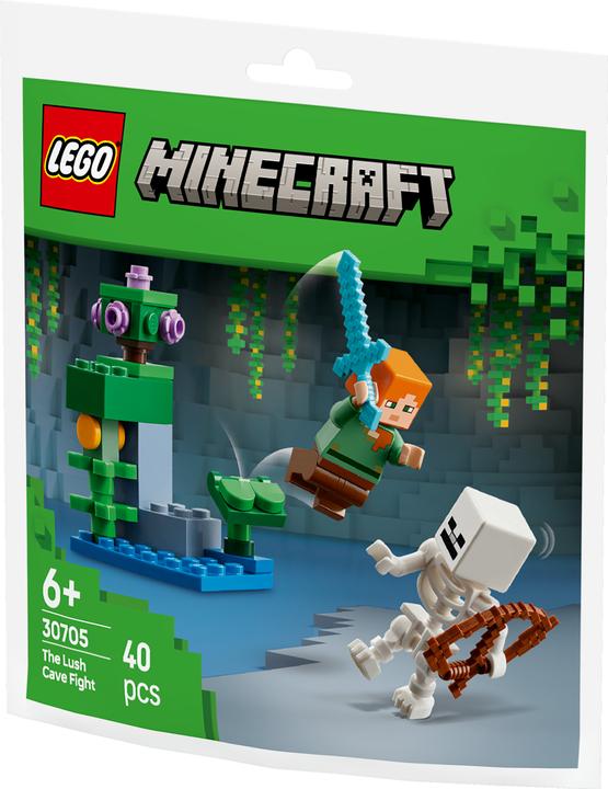 Actual product image LEGO Showdown in the lush cave (30705, LEGO Minecraft)
