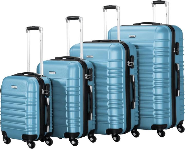 Image du produit Zelsius Set de 4 valises rigides (Bagage à main (jusqu'à 50l), M (50 - 90l), L (90 - 115l))