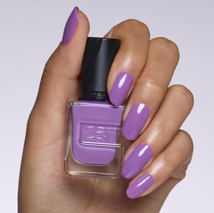 Produktbild Catrice Gel Affair Nail Lacquer No. 024 Violet Long-Lasting (024 Grape Minds Think Alike, Gel-Effekt Nagellack)