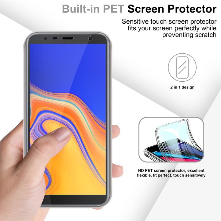 Produktbild Cadorabo TPU Hülle 360 Grad Case (Samsung Galaxy J4 Prime)