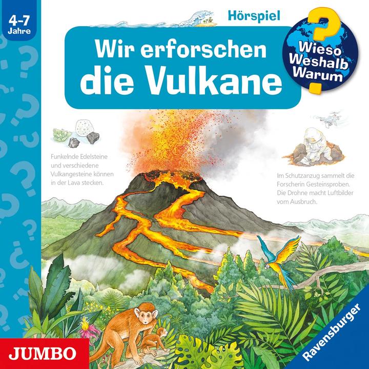 Actual product image Why? Why? Why? We explore the volcanoes (Sonja Szylowicki, Sandra Noa, German)