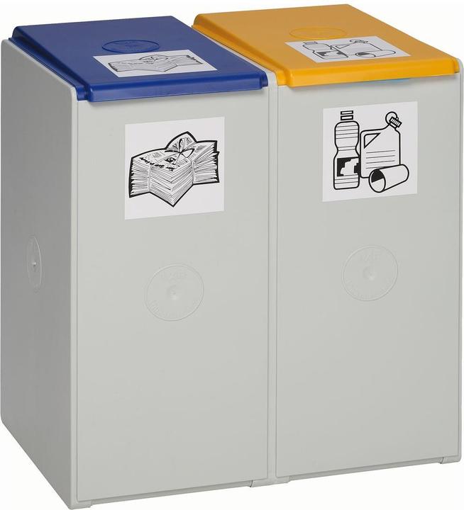 Produktbild VAR Kunststoffcontainer 40Liter 2 fach ohne Deckel (40 l)