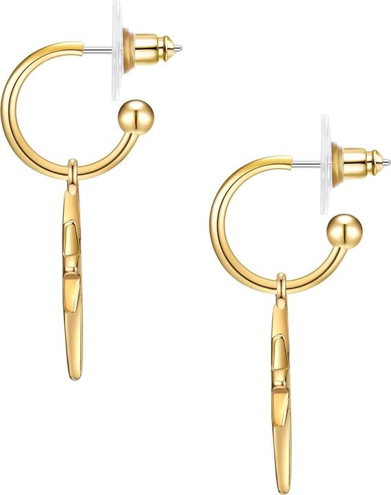 Image du produit Lulu & Jane Femme Étoile Alliage Métal Verre Or Jaune - 29395 (Alliage métallique)