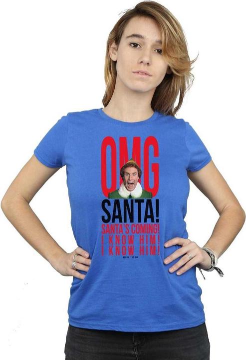 Produktbild Elf OMG Santa I Know Him TShirt (S)