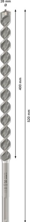 Image du produit Bosch Professional Zubehör Foret marteau SDS max-4 28 x 400 x 520 mm (28 mm)
