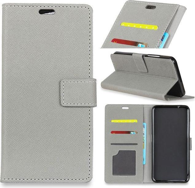 Produktbild MU Classic Leder Hülle mit Kreuzmuster (OnePlus 5T)