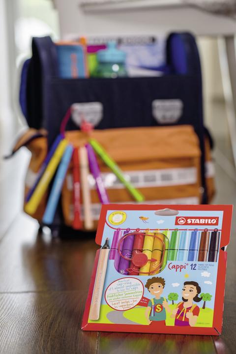 Image du produit STABILO Crayon-feutre Cappi avec bague de capuchon (Trié, 12 x)